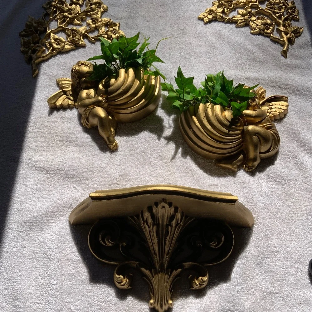 Burnwood Vintage 5 Piece Set Cherubs